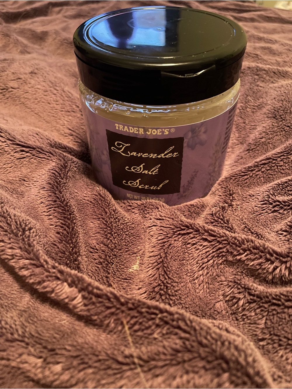 Lavender Salt Scrub - Purple